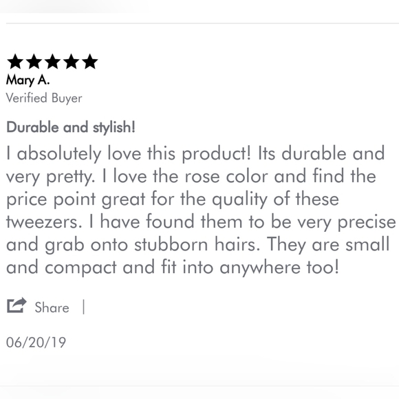 Tweezerman Rose Gold Slant Tweezer - Picture 14 of 16